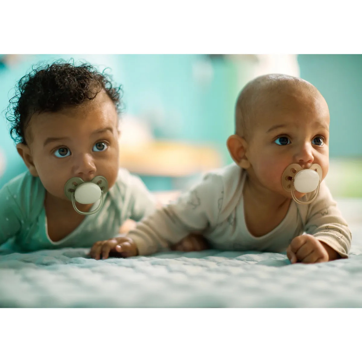 Avent 2 ciucci ultra soft 0-6 mesi colore arancione/verde – philips