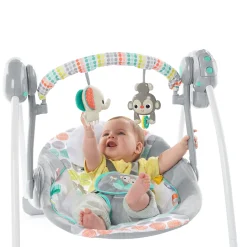 Bright Starts Altalena compatta whimsical wild