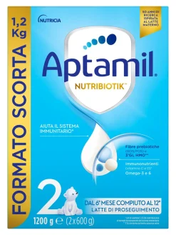 Aptamil – 2 latte di proseguimento nutrobiotik 1.200gr (2 buste x 600gr)