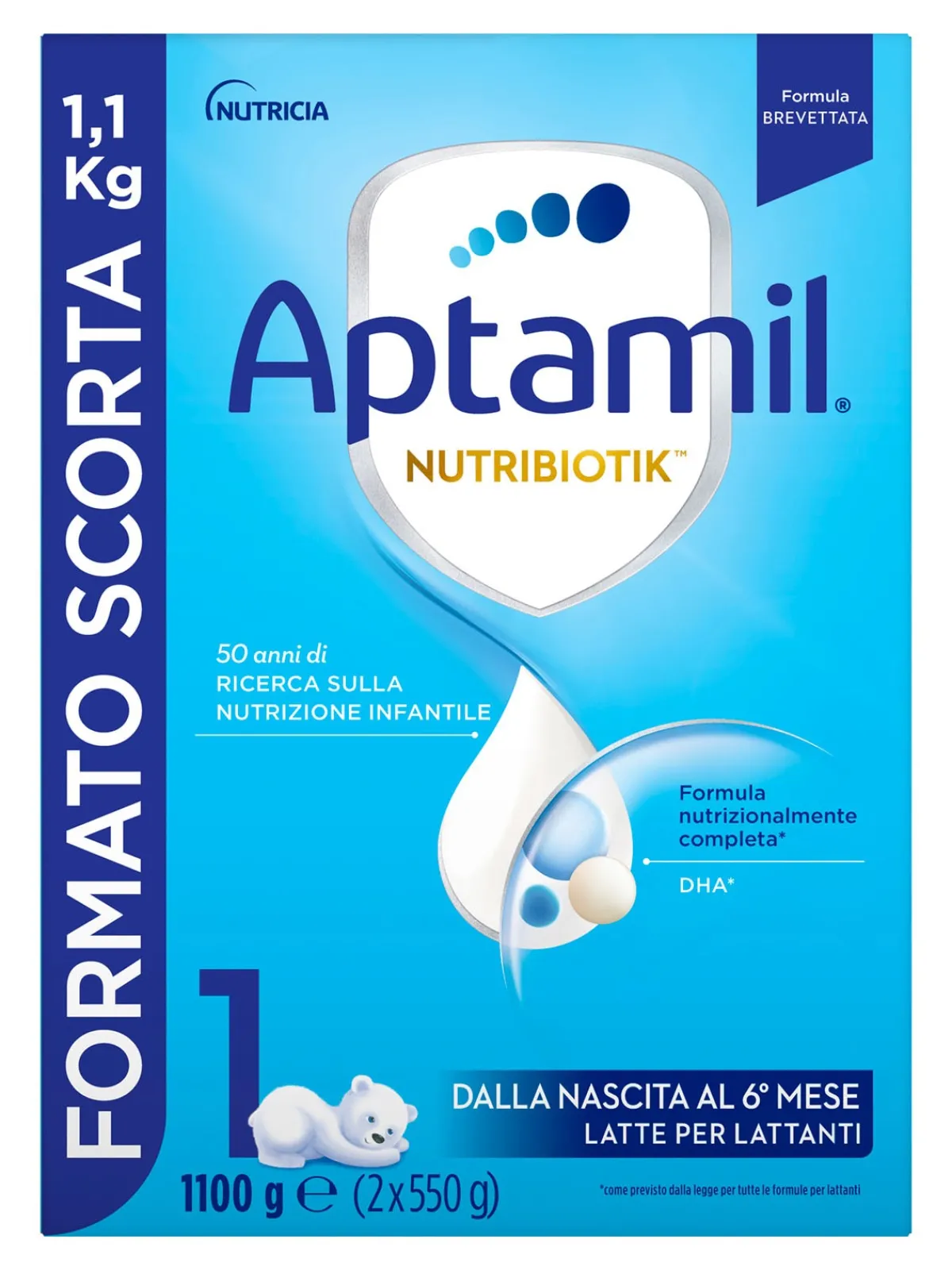 Aptamil – nutrobiotik 1 latte di partenza in polvere 1100gr-rc