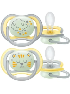 Avent – 2 succhietti ultra air night 18m+ no deco neutro