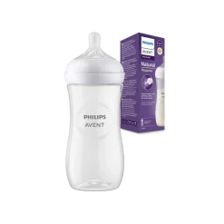 Avent Biberon natural con tettarella a risposta naturale da 330ml 3m+ | senza bpa – philips