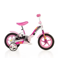 Dino Bikes Bici bimba 10″ senza freno 3-4 anni –