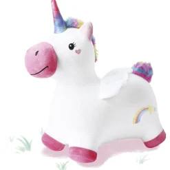 Baby Smile Cavalcabile gonfiabile unicorno – – 18m+