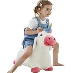 Baby Smile Cavalcabile gonfiabile unicorno – – 18m+