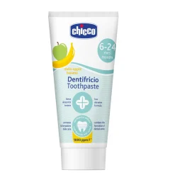 Bambino Chicco – dentifricio mela banana 6m+ con fluoro