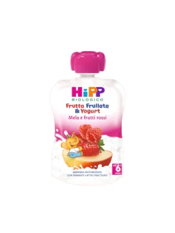 Hipp Frutta frullata yogurt mela frutti rossi 90g