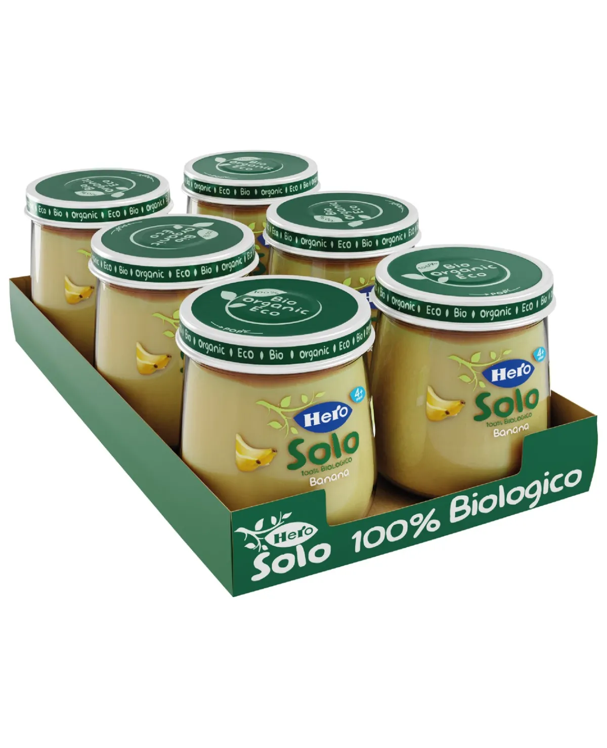 Hero baby omo banana bio 6x120g