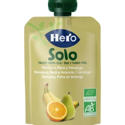 Hero baby pouch banana pera arancia bio 100g