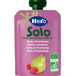 Hero baby pouch pera lampone bio 100g