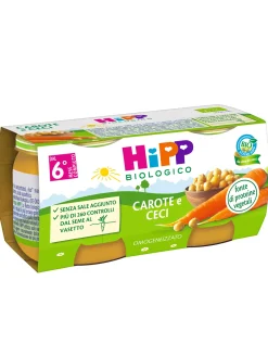 Hipp – omogeneizzato carote e ceci 2x80g