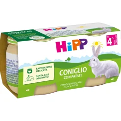 Hipp Baby Hipp omogeneizzato coniglio con patate 2x80g