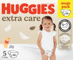 Huggies extra care mega pack tg.5 – 66 pezzi