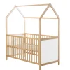 ROBA GMBH Lettino a casetta evolutivo 70×140 naturale bianco – roba