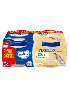 Mellin omogeneizzato nasello 4×80 gr