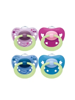 Nuk – succhietto signature night silc 6-18 2pz