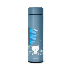 Nuvita borraccia termica 500ml con termometro led 4455 col. powder blue –