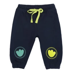 Chicco Pantaloni fleece blu impronte –