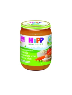 Hipp Pappa pronta fantasia di vedure pollo pollo riso 190g