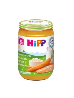 Hipp Pappa pronta riso, carote e salmone 220g