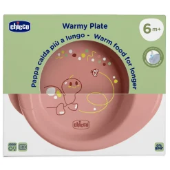 Chicco Piatto pappacalda 6m+ rosa –