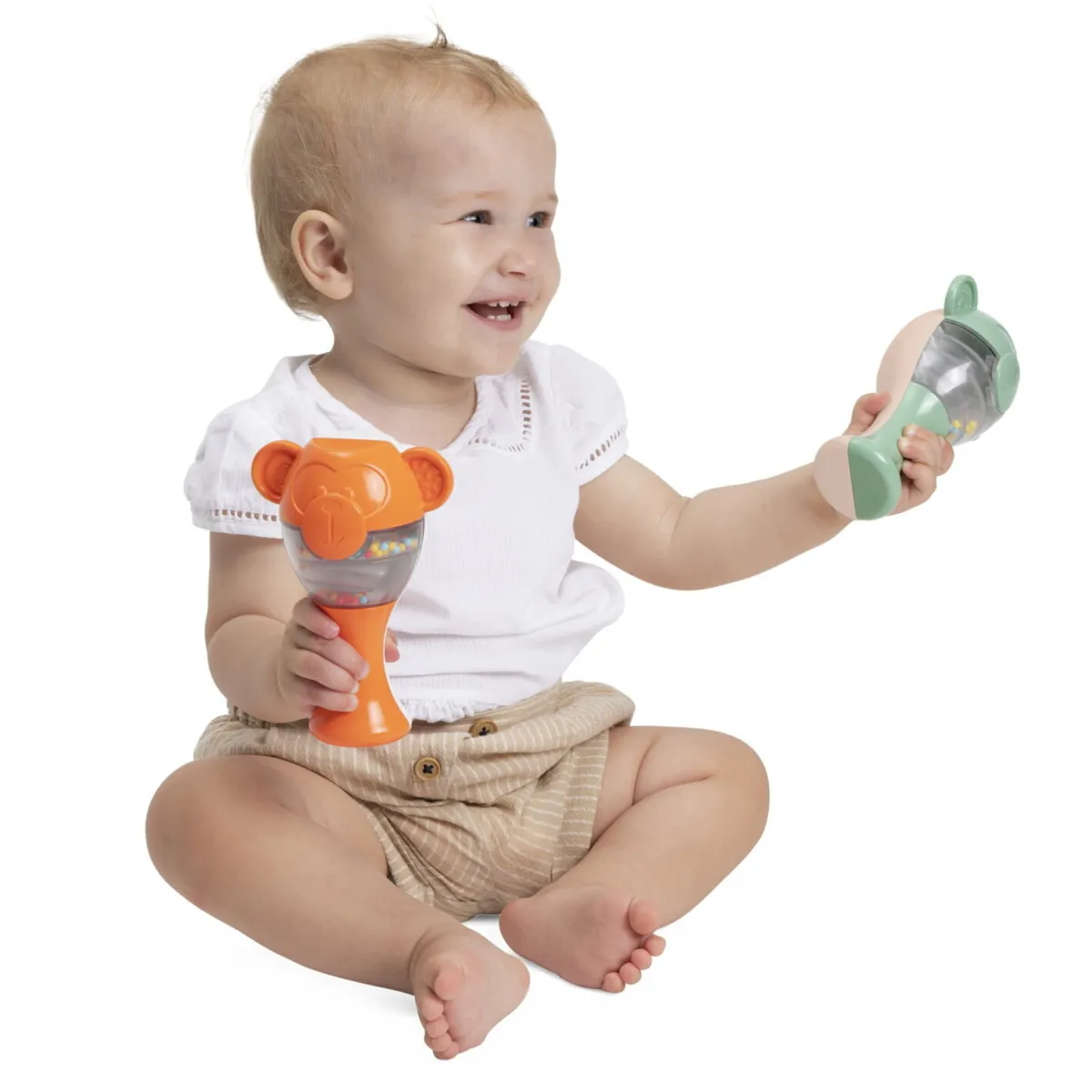 Chicco Primi giochi – maracas linea eco+, 6-36 mesi –