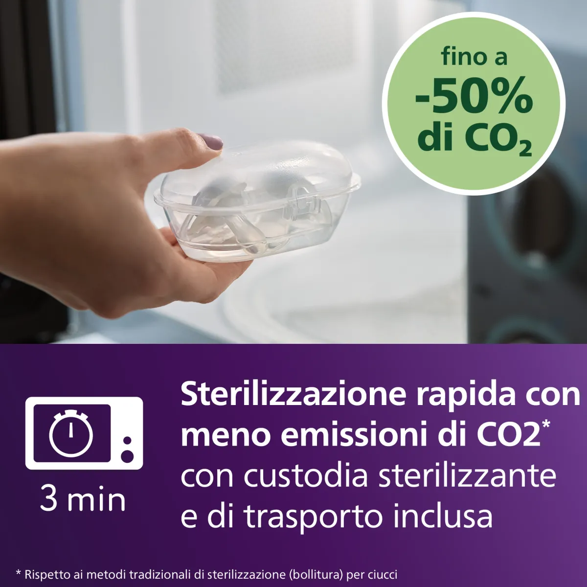 Avent Succhietti ultra start 0-2m day pastello verde e blu , a base vegetale – set da 2 ciucci – philips