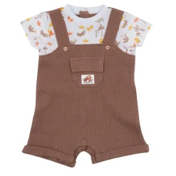 Mawi Tutina salopette bimbo marrone